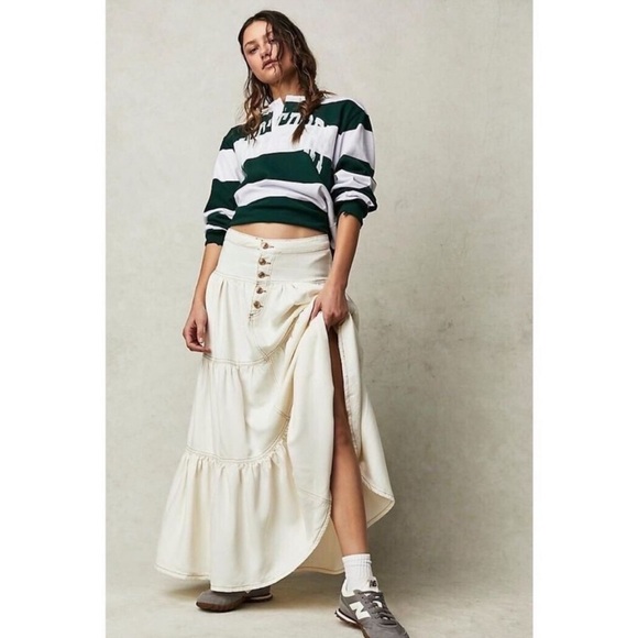 Free People Dreamweaver Maxi Skirt Size Small NWT - Picture 1 of 16